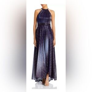 Elegant Black and Silver Gown